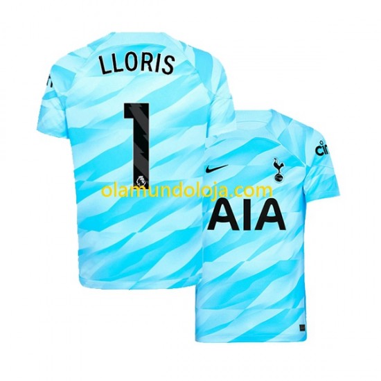 Camisola Tottenham Hotspur Hugo Lloris 1 Guarda-redes Homem Equipamento Primeiro 2023-2024 Manga Curta